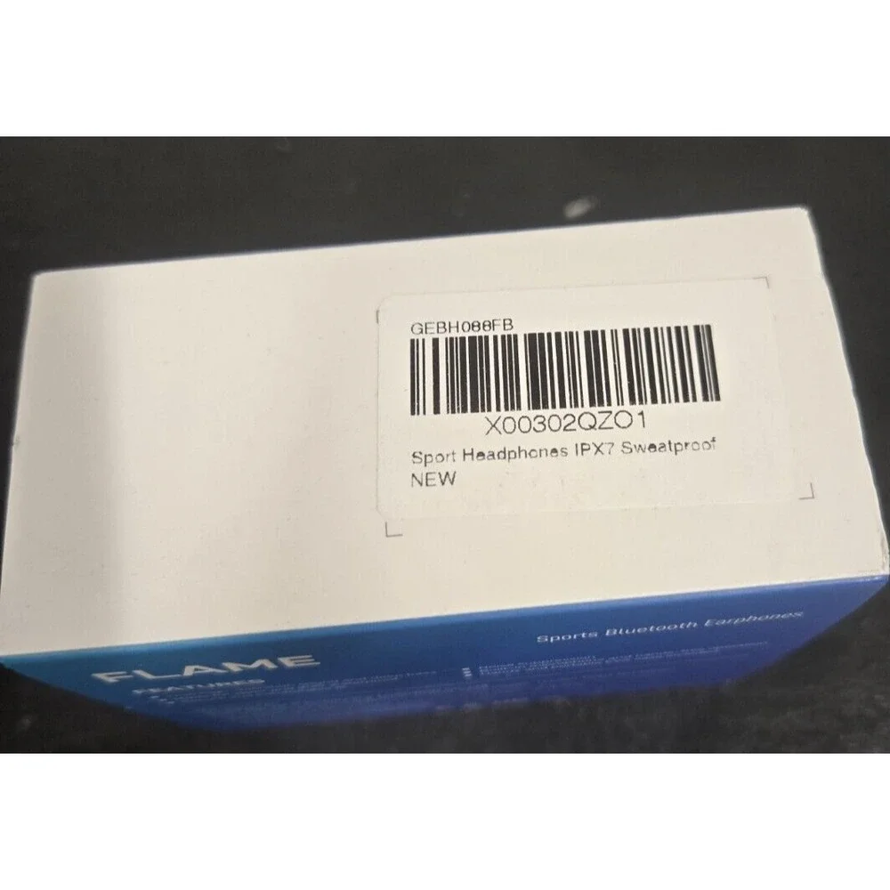 FLAME SPORTS BLUETOOTH EARPHONE MODEL# BH088F New In Package
